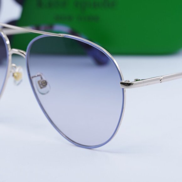 Kate Spade CAROLANE/F/S 0KY2 DG Aviator Sunglasses - Gold / Violet main image 4